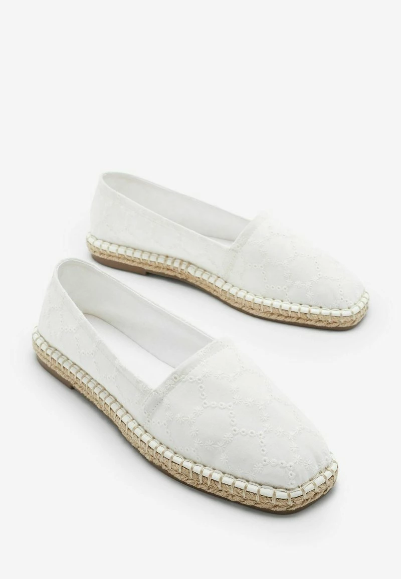 Next Damen FOREVER COMFORT SQUARE TOE - Espadrille - White Broderie – Bild 4
