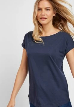 Next Damen T-Shirt Basic - Blue
