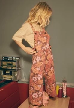 Next Kinder FRILL DETAIL - Latzhose - Orange