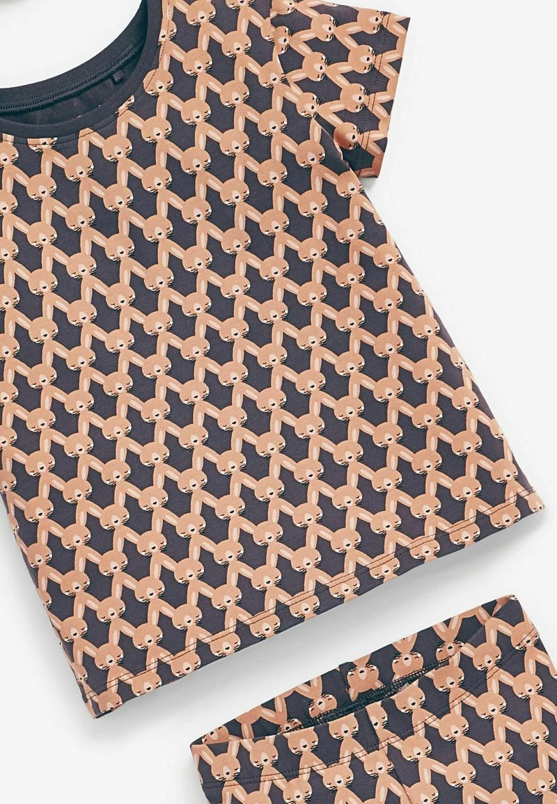 Next Kinder SET - Leggings - Hosen - Black Brown Bunny – Bild 4