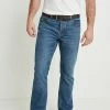 Next BELTED WITH STRETCH - Jeans Straight Leg - Blue-black Denim | Herren
