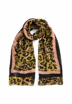 Next Damen ANIMAL PRINT LIGHTWEIGHT - Schal - Khaki Green