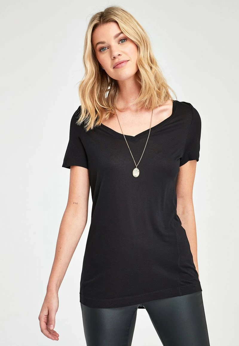 Next Damen SLOUCH - T-Shirt Basic - Black