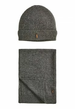 Next Herren SET - Mütze - Grey