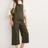 Next Damen ECRU - Latzhose - Khaki Green
