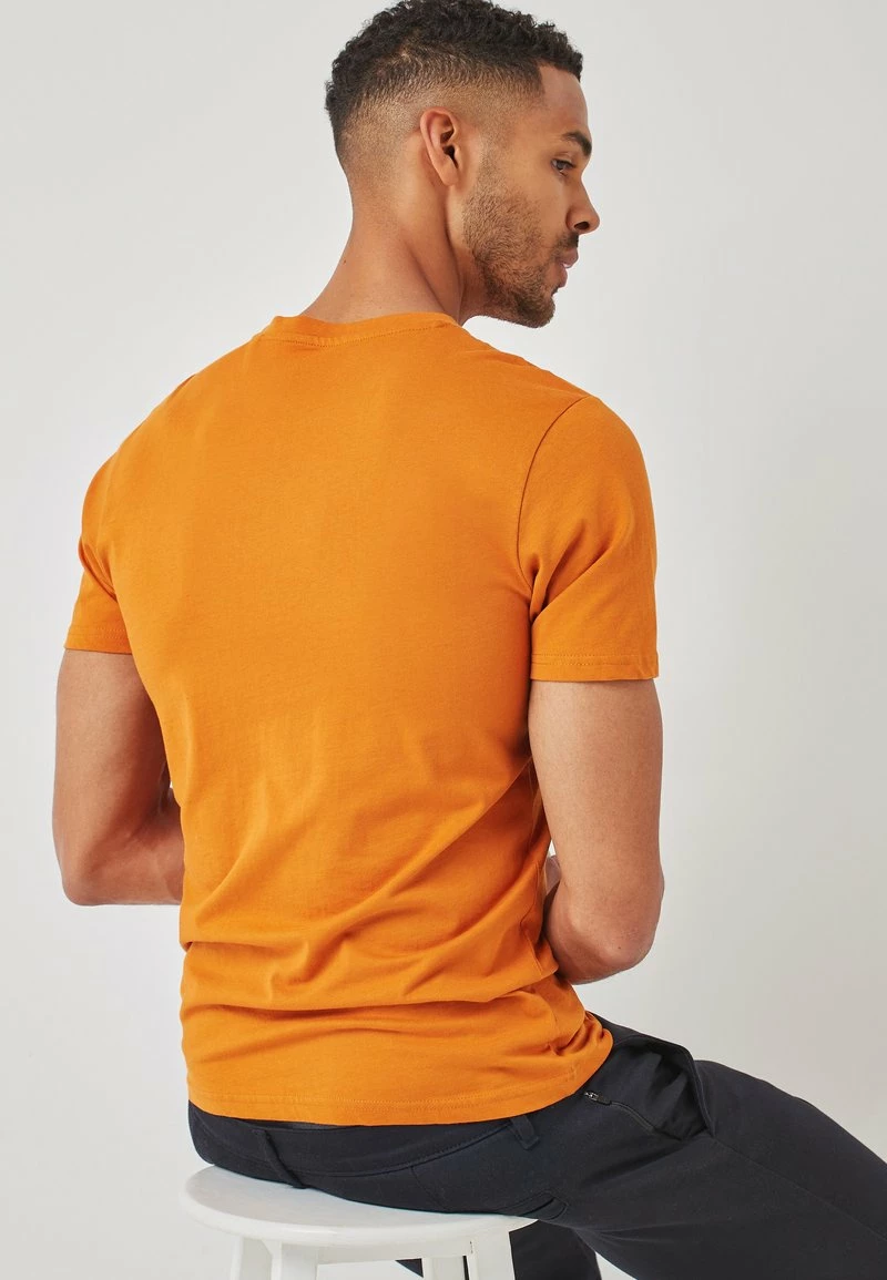 Next Herren T-Shirt Basic - Orange – Bild 3