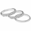 Next Damen 3 PACK - Ring - Silver