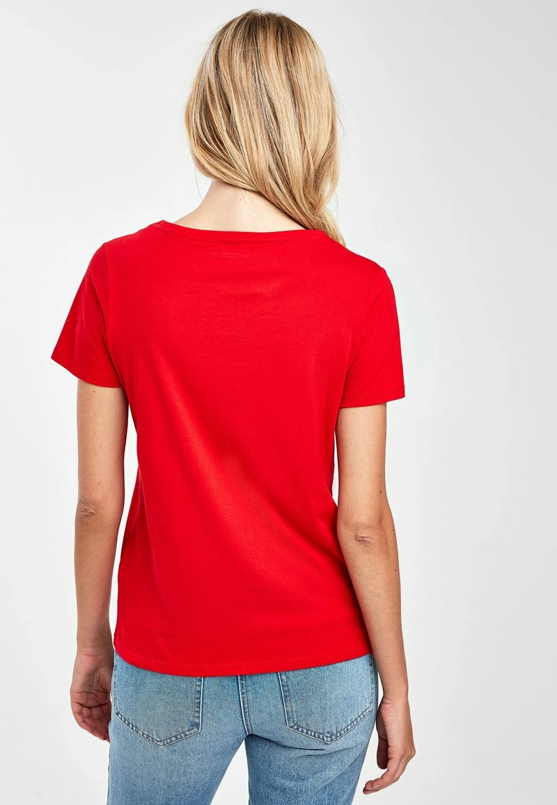 Next Damen T-Shirt Basic - Red – Bild 2