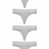 Next Damen 4 PACK - String - Grey