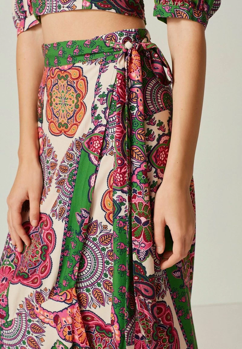 Next Damen Wickelrock - Multi Scarf Print – Bild 4