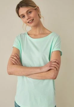 Next Damen CAP SLEEVE - T-Shirt Basic - Neon Blue