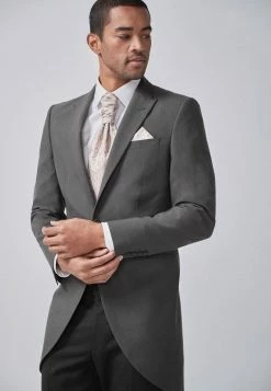 Next Herren NAVY SLIM FIT MORNING SUIT JACKET - Anzugsakko - Grey