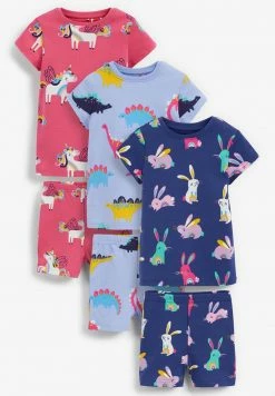 Next Kinder 3 PACK UNICORN DINO - Nachtwäsche Set - Blue
