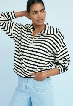 Next Strickpullover - Black White | Damen