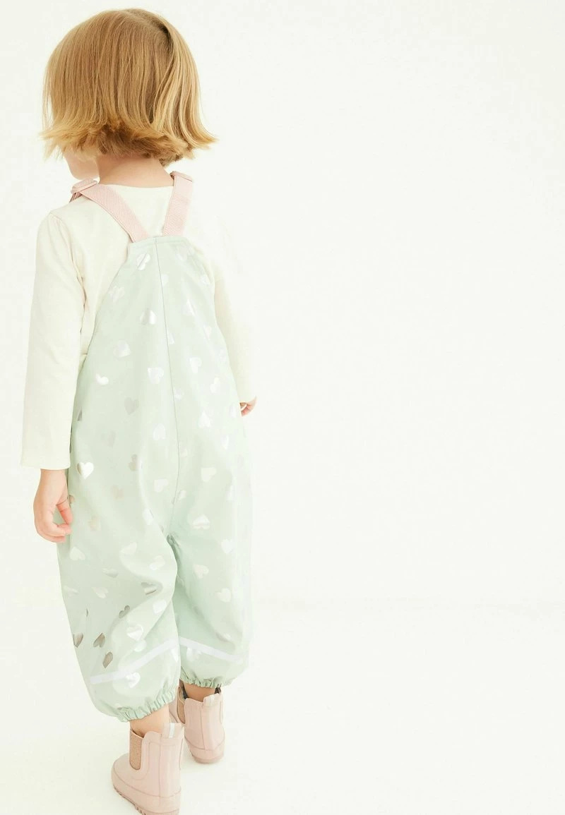 Next Kinder HEART PRINT - Latzhose - Green – Bild 2