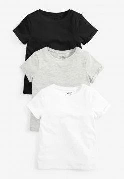 Next Kinder 3 PACK - T-Shirt Basic - Black