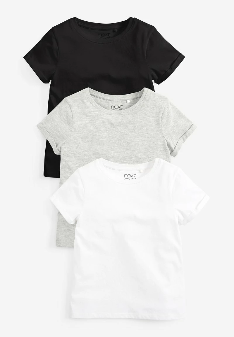 Next Kinder 3 PACK - T-Shirt Basic - Black