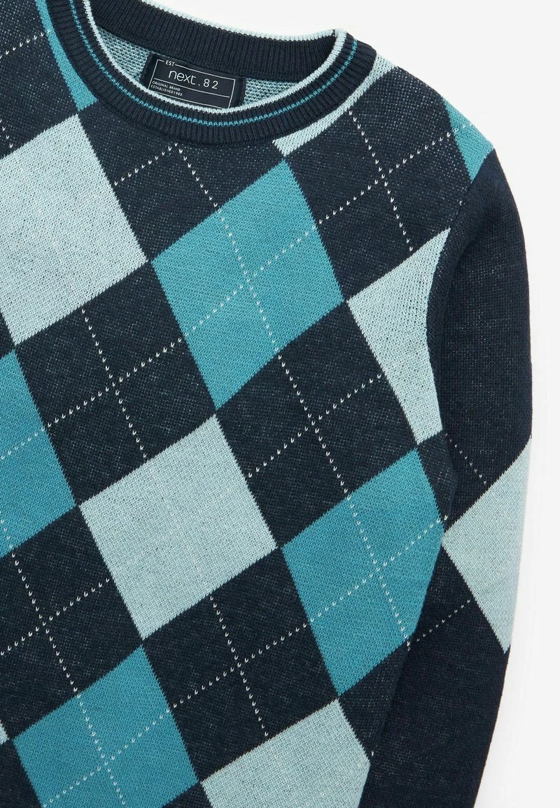 Next Kinder ARGYLE - Strickpullover - Blue – Bild 3