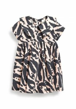 Next Kinder COLLAR DRESS - Freizeitkleid - Animal Print