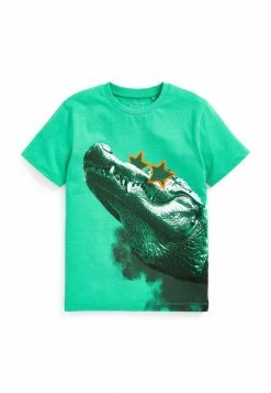 Next Kinder SHORT SLEEVE GRAPHIC (3-16YRS) - T-Shirt Print - Green Crocodile