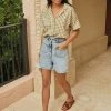 Next Damen Jeans Shorts - Bleach