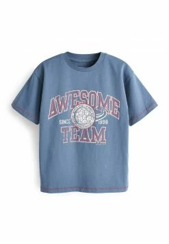 Next Kinder SHORT SLEEVE GRAPHIC (3-16YRS) - T-Shirt Print - Blue Football Team
