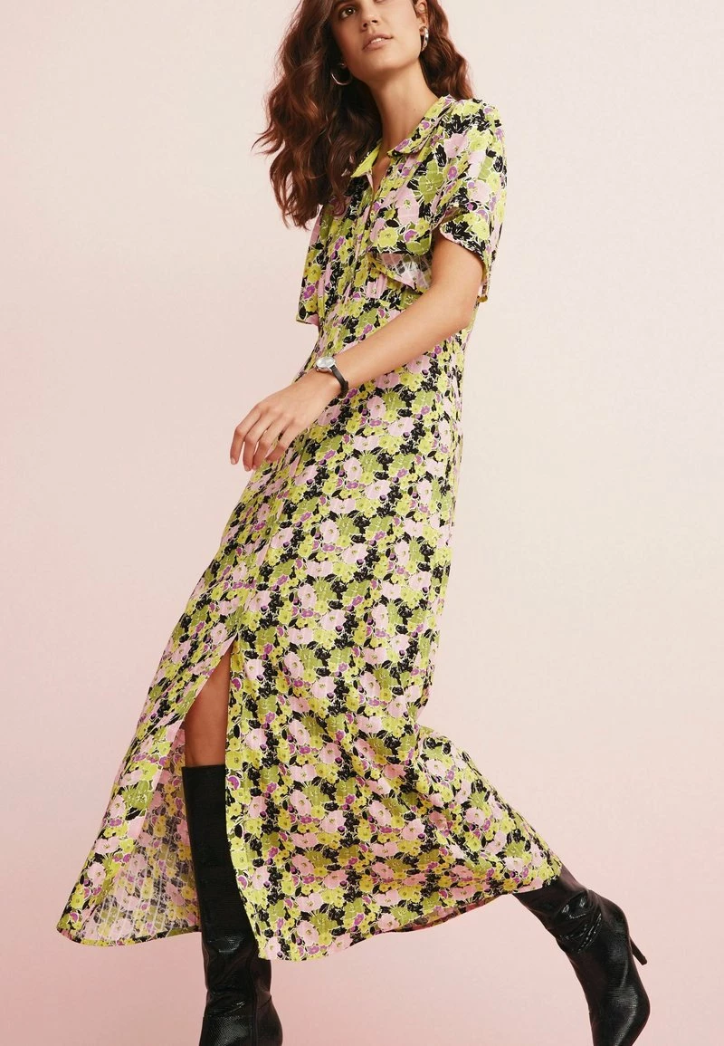 Next Damen EMPIRE LINE - Blusenkleid - Green