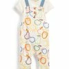 Next Unisex 2 PIECE FRUIT SET - Latzhose - White