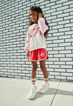 Next Kinder SET (3-16YRS) - Sweatshirt - Pink Red Colourblock Slogan