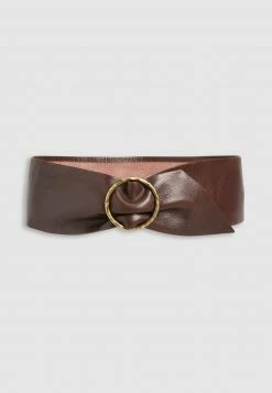 Next Damen TAN WIDE TURTLE BUCKLE BELT - Gürtel - Brown