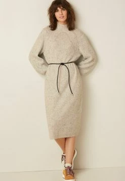 Next Damen Strickkleid - Camel