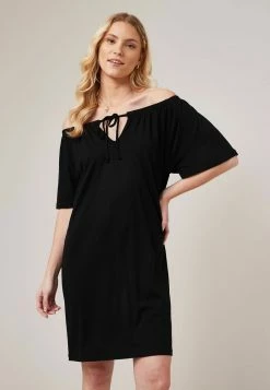 Next Damen Jerseykleid - Black