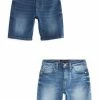 Kinder NEXT 2 PACK DENIM SHORTS (3-16YRS) - Jeans Shorts - Blue