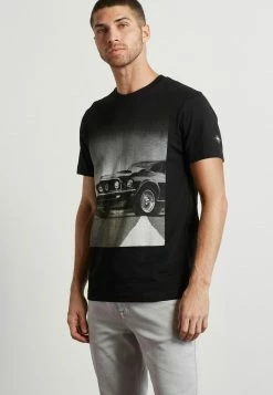 Next Herren GRAPHIC - T-Shirt Print - Black Car