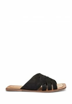 Next TOE SLOTTED - Pantolette Flach - Black | Damen