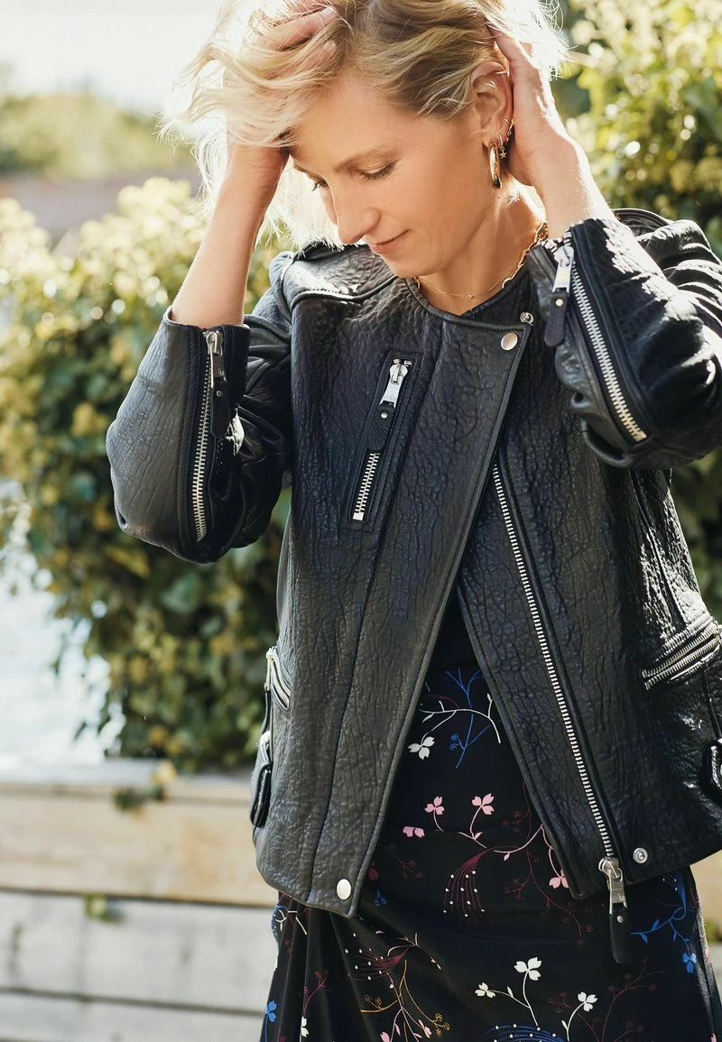 Next Damen Lederjacke - Black – Bild 3