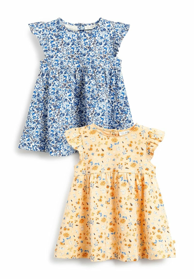 Next Kinder 2 PACK - Freizeitkleid - Blue Yellow Ditsy Floral