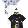 Next 3 PACK - T-Shirt Print - White | Kinder