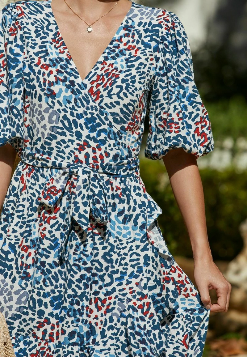 Next Damen Maxikleid - Blue White – Bild 3