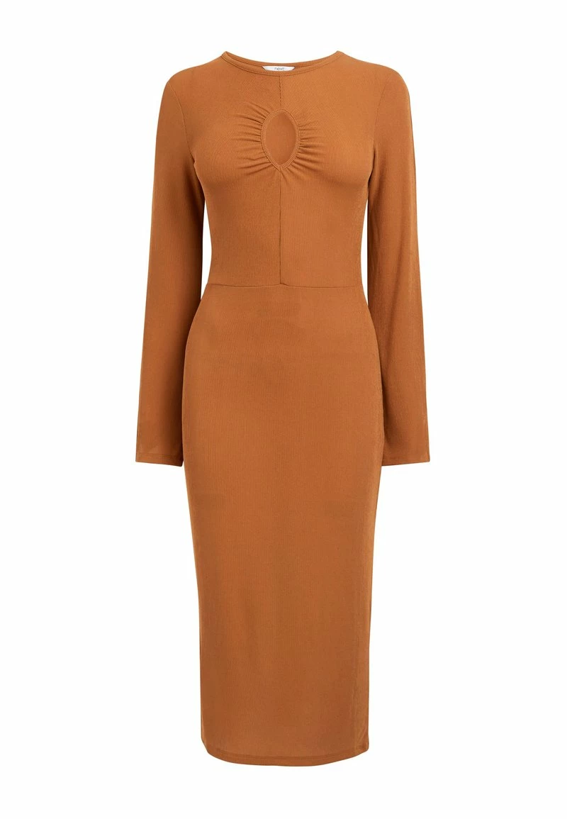 Next CUT OUT LONG SLEEVE - Etuikleid - Tan | Damen – Bild 3