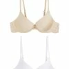 Next Damen CARA PUSH UP PLUNGE BRAS 2 PACK - Push-up BH - Beige