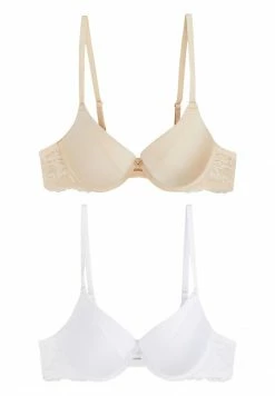 Next Damen CARA PUSH UP PLUNGE BRAS 2 PACK - Push-up BH - Beige