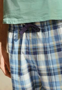 Next Herren SET - Nachtwäsche Set - Blue Graphic Check