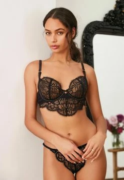 Next Damen SATIN= - Bügel BH - Black