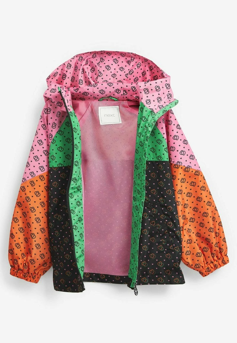 Next Kinder COLOURBLOCK SHOWER RESISTANT CAGOULE - Outdoorjacke - Brown/ Pink – Bild 2