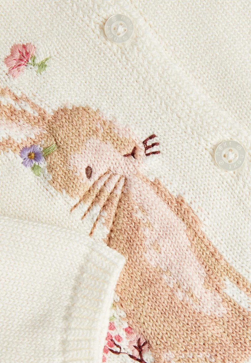 Next Kinder BUNNY FRILL - Strickjacke - Off-white – Bild 3