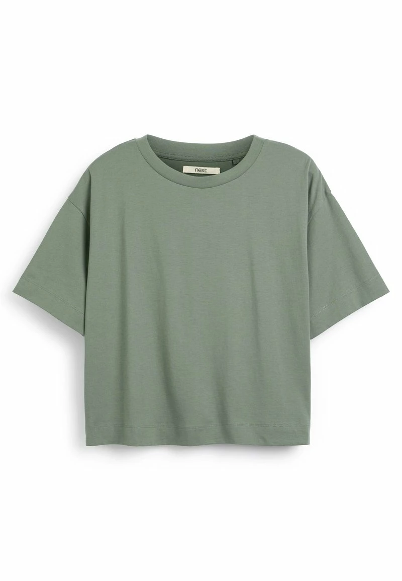 Next Damen BOXY RELAXED FIT - T-Shirt Basic - Khaki – Bild 2