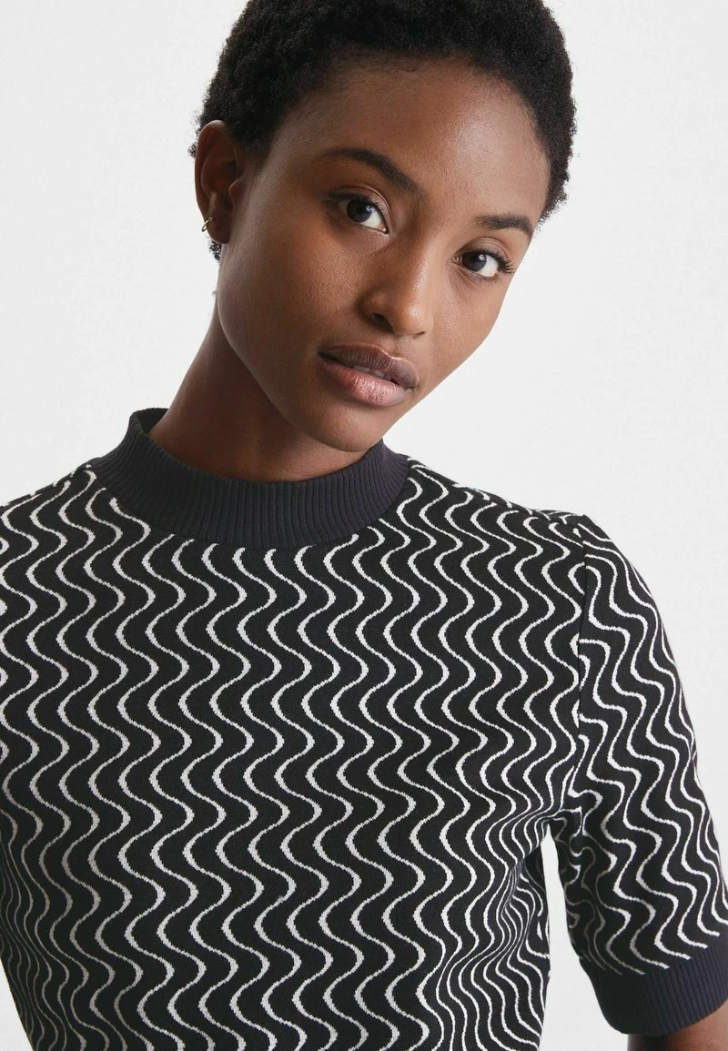 Next Damen SHORT SLEEVE MINI - Strickkleid - Multicoloured – Bild 4