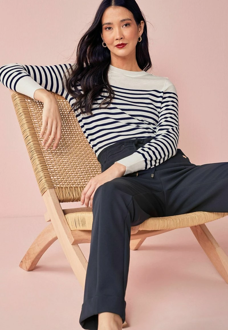 Next Damen BUTTON DETAIL LIGHTWEIGHT - Strickpullover - Light Blue – Bild 5