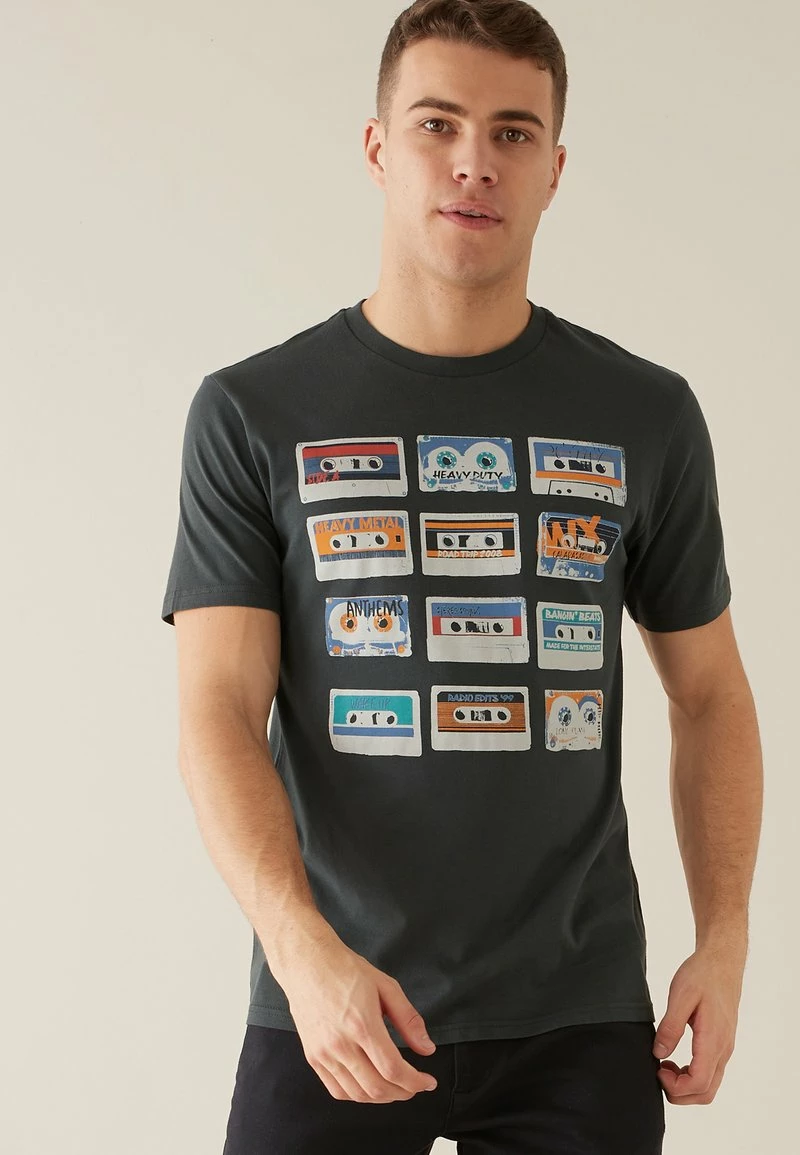 Next Herren 3 PACK - T-Shirt Print - Mottled Black – Bild 3